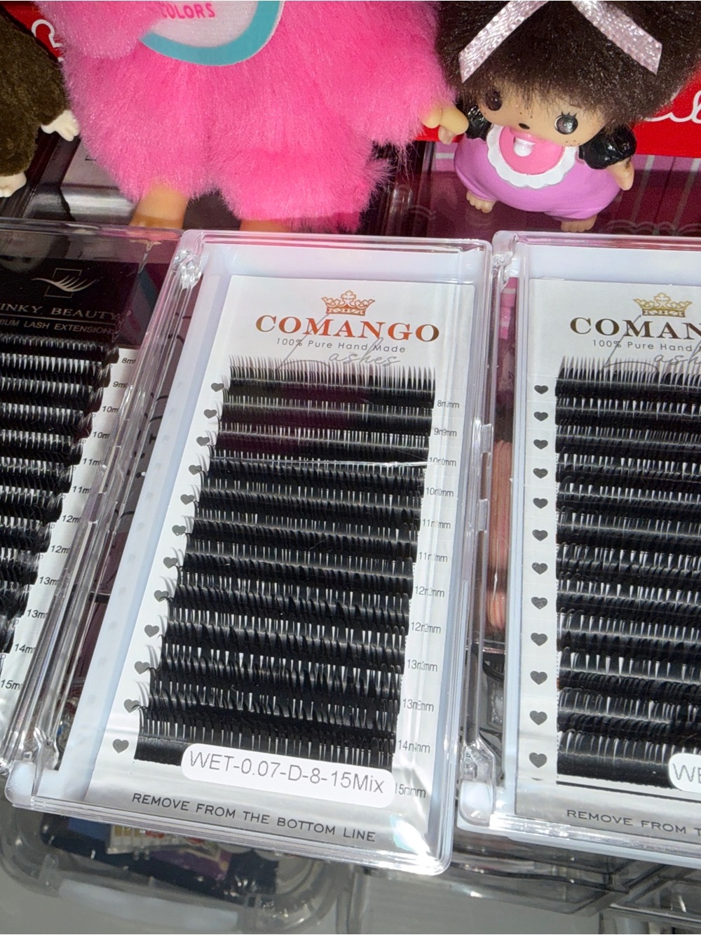 🫧🖤wet look eyelashes set of 3🖤🫧